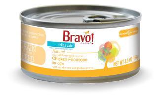 Bravo Feline Caf Chicken Fricassee Cat 24-5.5z