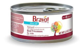 Bravo Feline Caf Beef Fricassee Cat 24-5.5z