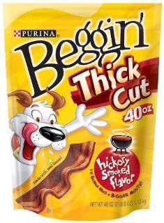 Beggin Strips Thick Hickory 4-25oz