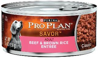 Pro Plan Classic Beef-Brown Rice Dog 24-5.5oz