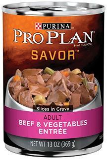 Pro Plan Beef & Vegetables Entre for Adult Dogs 12-13OZ