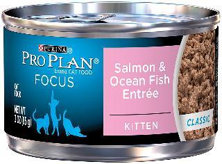 Pro Plan Salmon & Ocean Fish Entree for Kittens 24-3OZ