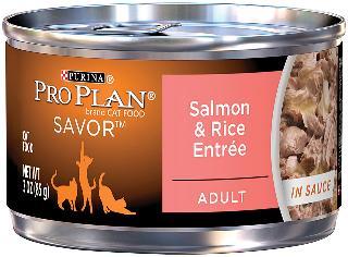 Pro Plan Salmon & Rice Entree for Adult Cats 24-3OZ