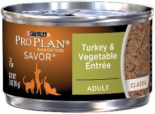 Pro Plan Turkey Vegetable Can Cat, 24-3 Oz