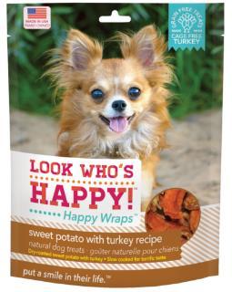 Look Who's Happy Happy Wraps Sweet Potato with Turkey Recipe 4oz