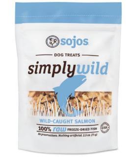 Sojo Simply Wild Salmon Dog Treats 2.5z