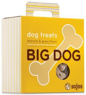 Sojourner Farms Big Dog Treats Biscuits & Gravy 12 oz. Box