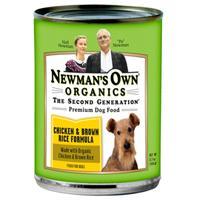 Newman's Own Dog Chicken & Brown Rice 12-12.7 oz.