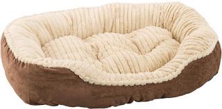 Ethical Sleep Zone 32" Chocolate Plush Bed Carved