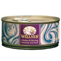 Wellness Canned Cat Super5Mix Chicken & Herring 24-5.5 oz Case