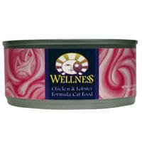 Wellness Canned Cat Chicken & Lobster 24-5.5 oz Case