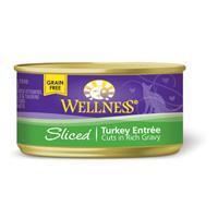 Wellness Cat Cuts Sliced Turkey, 24-3 Oz