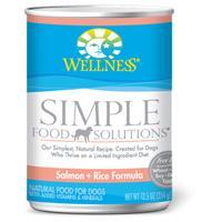 Wellness Simple Food Solutions Salmon & Potato Formula Canned Dog 12-12.5oz