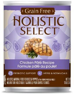 Holistic Select Grain Free Chicken Pt Recipe 12-13 oz.