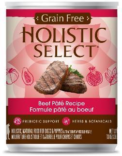 Holistic Select Grain Free Beef Pt Recipe 12-13 oz.