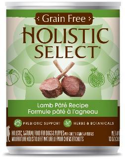 Holistic Select Grain Free Lamb Pt Recipe 12-13 oz.