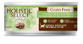 Holistic Select Grain Free Chicken Liver-Lamb Cat 24-5.5z Pate