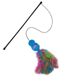 Kong Wubba Blue Boa Teaser Cat Medium