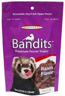 Marshall Pet Bandits Ferret Treats 3 oz. Raisin Flavor