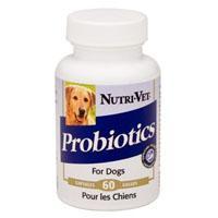 Nutri-Vet Probiotics For Dogs Tablets 60 Count