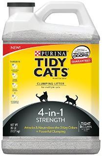 Tidy Cats Four-in-One Strength Litter 2-20lb Jug