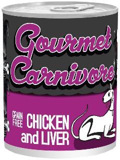 Tiki Dog Gourmet Carnivore Chicken and Liver 12-12oz