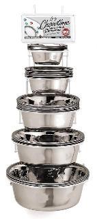 Ethical 24Pc Stainless Steel Mirror Dish W-Rack