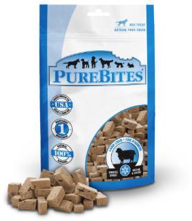 PureBites Lamb Liver 1.58oz- 45g- Entry Size Dog Treats