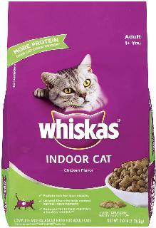 Whiskas 4-3lb Indoor Dry Cat Food