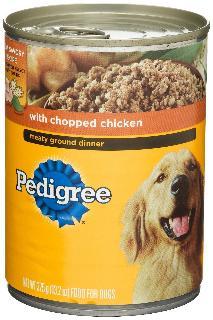 Mars Pedigree Chopped Chicken 12-22Oz