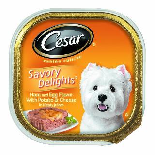 Mars Cesar Savory Delights Ham & Egg W-Cheese & Potato 24-3.5Oz