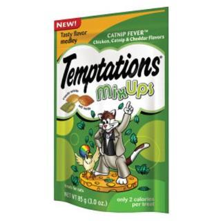 Mars Whiskas Temptations Treats Mixups Catnip Fever 12-3oz