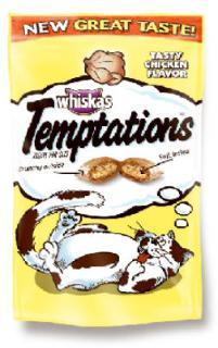 Mars Whiskas Temptation Tender Chicken 12-3Oz Pouch