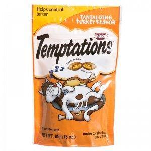 Mars Whiskas Temptations Turkey 12-3Oz Pouch