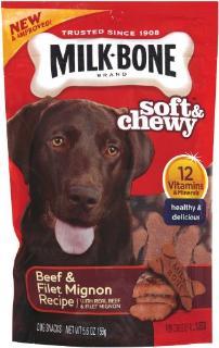 Milk Bone Chewy Treat Filet Mignon