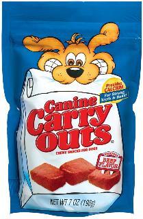 Delmonte Canine Carry Outs Beef Dog Snack 6-25 oz.