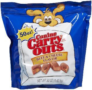 Canine Cary Outs Beef & Cheese Flavor