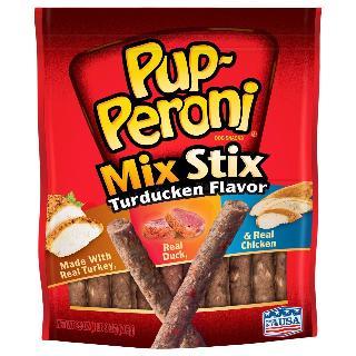 Pup-Peroni Mix Stix Turducken Flavor Dog Snacks, 4-25oz