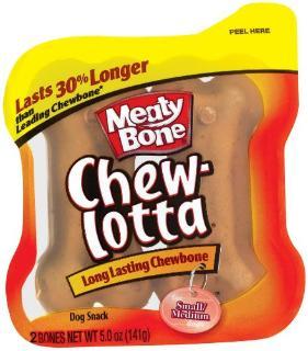 Delmonte Meaty Bones Chew-Lotta Small Bone 2 Pk. 5-5 oz.