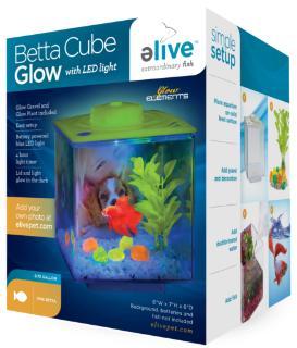 Elive Glow Betta Cube Kit