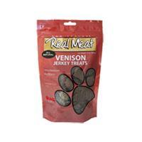 The Real Meat Company Dog Jerky Treats Venison 4 oz.