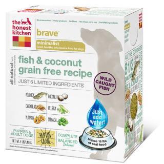 Honest Kitchen Brave LID Fish-Coconut Dehydrated Grain Free Dog Food 4#