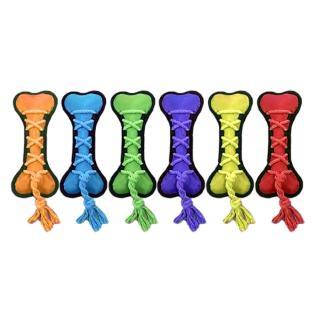 Multipet Cross-Ropes Bone (Assorted Colors) 11.5