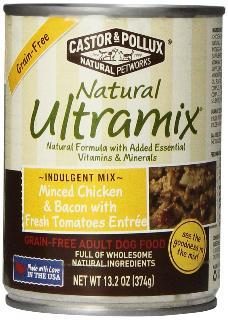 Castor & Pollux Ultramix Grain Free Chicken, Bacon & Tomato 12-13 oz.