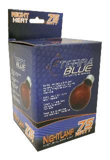 TerraBlue Red Nite Bulb 75w