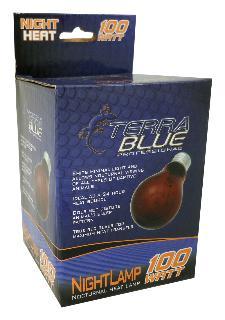 TerraBlue Red Nite Bulb 100w