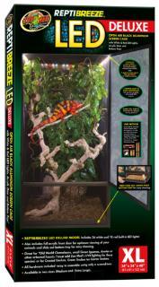 Zoo Med ReptiBreeze LED Deluxe Screen Cage (24"x24"x48") XL