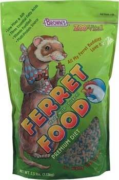 Zoo Vital Ferret Food 2.5lb 6pc