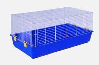 Prevue 525 Select Tub Cage White-Blue 2ct