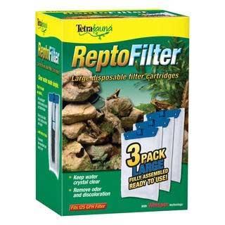 Tetra Cartridge Reptofilter 125gph 3 Pack